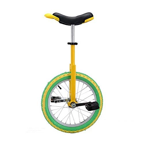 Unicycles : 16 / 18 / 20 Inch Wheel Unicycle, Single Wheel Balance Bike, for Children / Adult Balance Cycling Exercise Bike (Size : 16")