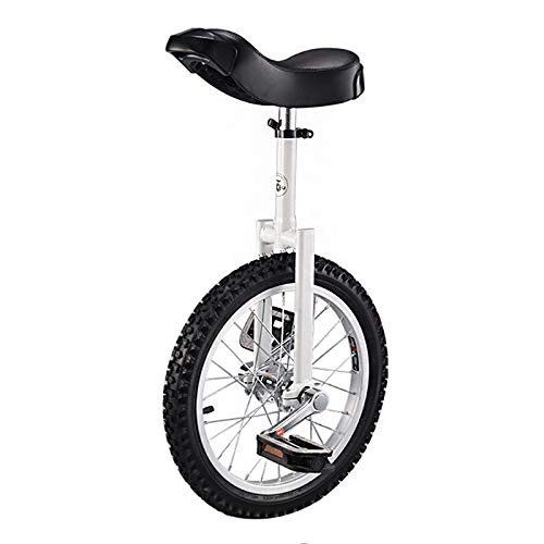 Unicycles : 16 / 18 Inch Unicycles for Adults Kids - Lightweight & Strong Aluminum Frame, Uni Cycle, One Wheel Bike for Adults Kids Men Teens Boy Rider, 16in