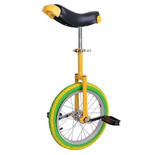 Unicycles : 16" / 20" Wheel Trainer Unicycle 2.125" Skidproof Butyl Mountain Tire Balance Cycling Exercise, 20 inch