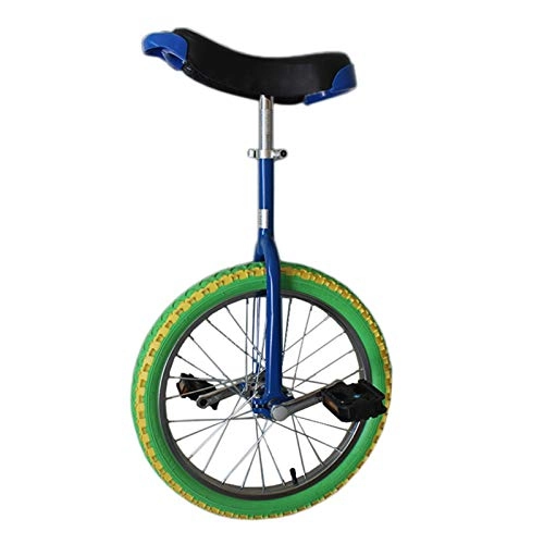 Unicycles : 18 inch Whell Boy's Unicycles for Teens / Big Kids / Small Adults, 12 Year Olds Kids Balance Cycling for Trek Outdoor Sports, Best Birthday Present (Color : BLUE)