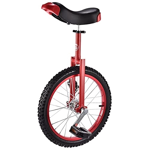 Unicycles : 18" Wheel Unicycle Outdoor Boy Girls Beginners Unicycles for Adults / big Kid, Aluminum Alloy Rim and Manganese Steel