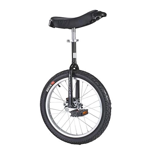 Unicycles : 20 / 24 Inch for Adults Skidproof Butyl Mountain Tire Balance Cycling Exercise Bike, 16 / 18 Inch Wheel Kid's Unicycle (Size : 16")
