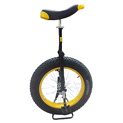 Unicycles : 20" / 24" Wheel Trainer Unicycle Skidproof Butyl Tire Balance Cycling Exercise Outdoor Mountain Bike Bicycle With Extra Rough Tires (Color : With Parking Rack, Size : 20Inch) Durable (Without Parking