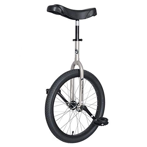 Unicycles : 20" Adult Trainer Unicycle - Silver
