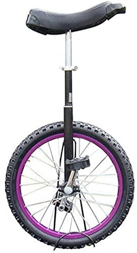 Unicycles : 20-inch Adult Unicycle Single-Wheel Bicycle with Alloy Wheels Suitable for Unisex Adult / Older Child / Mum / Daddy Height 1.65m-1.8m Load 150kg