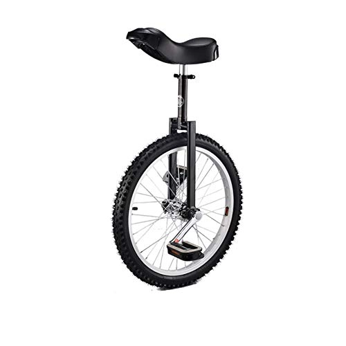 Unicycles : 20" Inch Frame Unicycle, Balance Bike, Unicycle Mountain Tire Cycling, Skid Proof Wheel, for Outdoor Fitness Adult, E