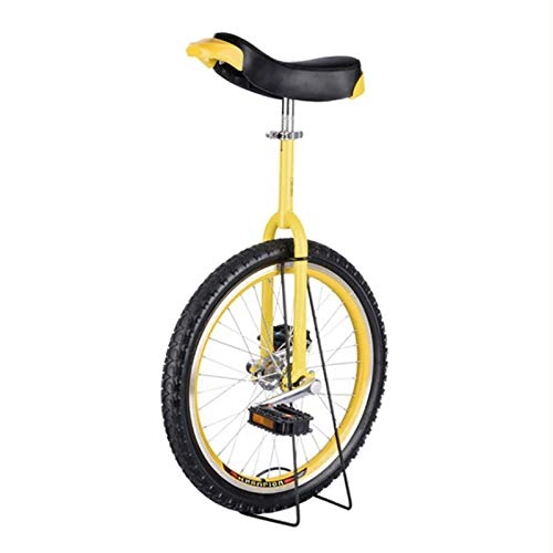 Unicycles : 24 / 20 / 18 / 16 Inch Unicycles for Adults Kids, Steel Frame & Aluminum Alloy Rim, for Tall Teens Men Woman Boy Rider, Mountain Outdoor Tire (Size : 46CM(18INCH))