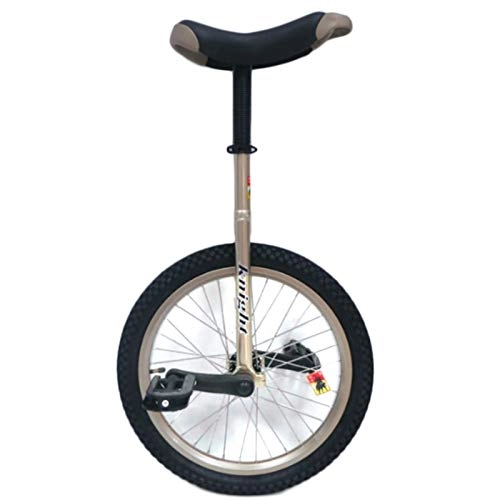 Unicycles : 24 Inch UnicyclesKids -Lightweight Strong Aluminum Frame Uni Cycle One Wheel BikeKids Men Teens Boy Rider (Color : Gold Size : 24 INCH Wheel)