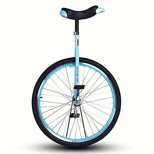 Unicycles : 28"(70Cm) Wheel Unicycle For Adults, Outdoor Man Woman Trainer Unicycles, Aluminum Alloy Rim And Manganese Steel, Blue, Loads 150Kg (Color : Blue, Size : 28 Inch) Durable