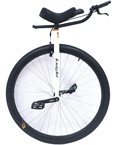 Unicycles : 28 Inch Road Trip Wheel Unicycle, Single Wheel Balance Bike Anti-Skid with Brake Sports Exercise Bike Advanced Trainer, Black