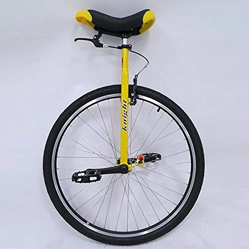 Unicycles : Adult 28Inch Unicycle With Brakes, Large Heavy Duty 28" Wheel Bike For Tall People Height 160-195Cm (63"-77"), For Fitness Exercise Durable