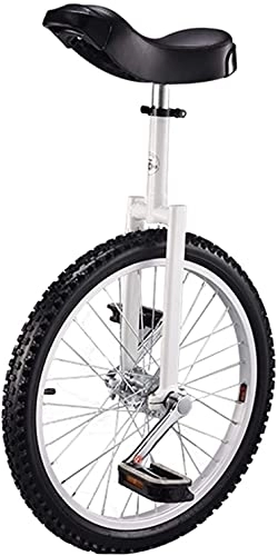 Unicycles : Adult Bicycle Unicycle 20-inch Balance Bicycle Unicycle with ergonomically Designed Saddle Suitable for Traveling Acrobatics 150 kg Load