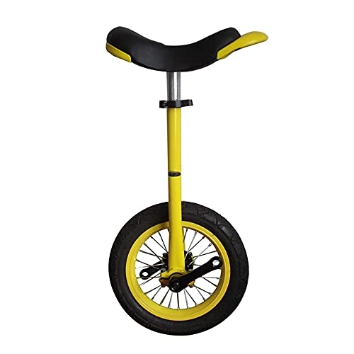 Unicycles : aedouqhr 12Inch(30Cm Tire Unicycle for Little Kid, Boys / Girls Beginners Cycling Bike, for Children Height: 70-115Cm, for Outdoor Balancing Exercise, Yellow
