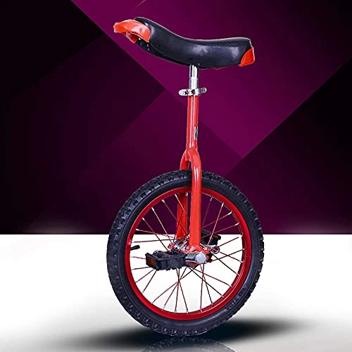 Unicycles : aedouqhr 20 inch Tire Wheel Unicycle, Adults Big Kids Unisex Adult Beginner Bike, Load 150Kg / 330Lbs, Steel Frame, Red, 51Cm(20Inch)