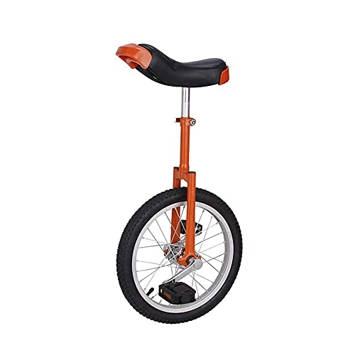 Unicycles : aedouqhr Adults Kids Unicycle Bike, 16Inch / 18Inch / 20Inch Skid Proof Wheel, Club Beginner Balance Cycling with Unicycle Stand, for Height from 120-175Cm, Load 150Kg / 330Lbs, 16In(40.5Cm)