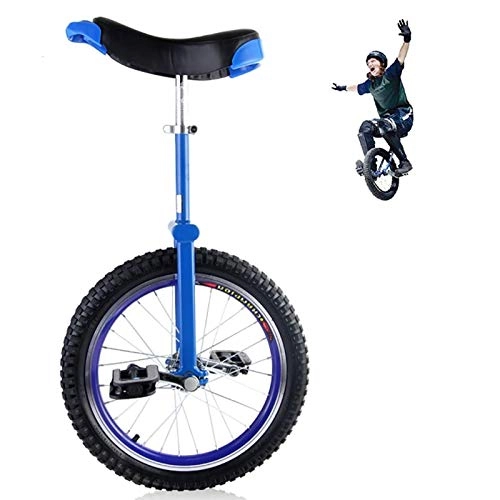 Unicycles : aedouqhr to Kids / Teenagers / child, 20 / 18 / 16 Inch, Unisex Adults 24inch Balance Cycling Wheel, Leakproof Butyl Tire, Mute Bearing (Color : Blue, Size : 20inch)