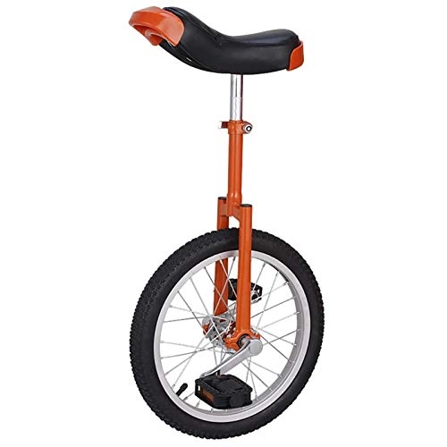 Unicycles : aedouqhr Unicycle 20 Inch Wheel Kids / Beginner Unicycle, 10 / 12 / 14 / 15 Years Old Male Teen / boys Balance Cycling, with Alloy Rim& Stand, for Fun Fitness (Color : Orange)