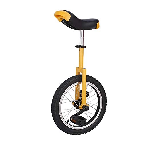 Unicycles : AHAI YU 20" Unicycle For Beginners, Non-slip Butyl Tires, Heavy Duty Steel Frame for Bike Cycling Adult Balance Exercise (Color : YELLOW)