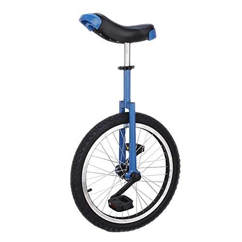 Unicycles : AHAI YU Competition Unicycle Balance Sturdy 16 Inch Unicycles For Beginner / Teenagers, With Leakproof Butyl Tire Wheel Cycling Outdoor Sports Fitness Exercise Health (Color : BLUE)