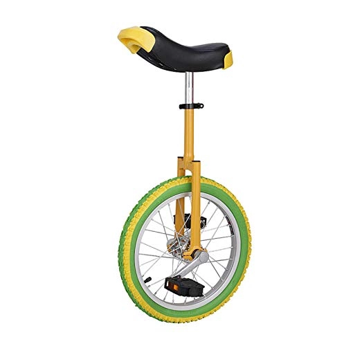 Unicycles : AHAI YU Freestyle Unicycle Wheel, Leakproof Butyl Wheel Tire, Non-slip Pedals, for Juggling / Entertaining Outdoor Sports (Size : 18")