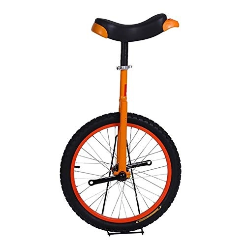 Unicycles : AHAI YU Orange kids / child / adult 24 / 20 / 18inch wheel Unicycle, teenagers / beginner 16inch Balance Cycling, with Leakproof Butyl Tire, Exercise Health (Size : 16INCH)