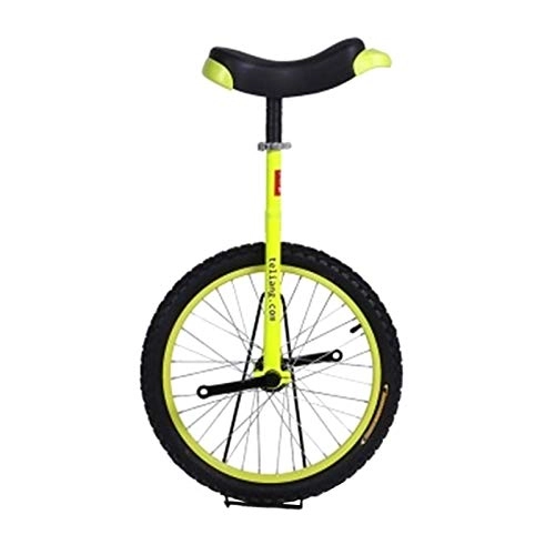 Unicycles : AHAI YU Small 14 Inch Unicycles for Kids 5 / 6 / 7 / 8 / 9  Years Old, Yellow Balance Cycling for Your Son Daughter / Boy Girl, Best
