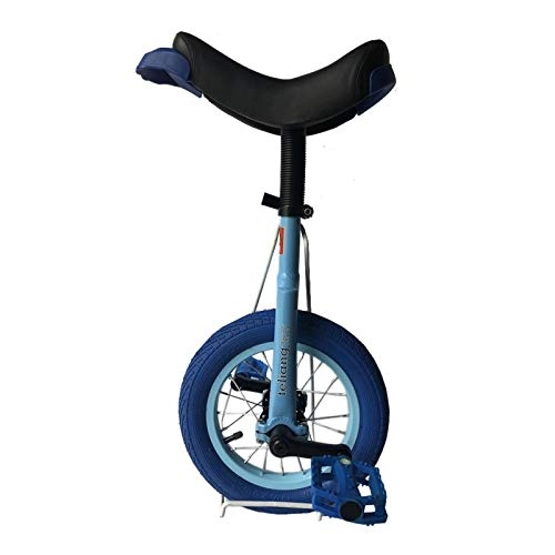 Unicycles : AHAI YU Small Boys Unicycle for 5 Year Old Kids / Smaller Children, 12 Inch Wheel Beginner Uni-Cycle with Skidproof Pedals, Best Birthday Gift(Blue / Gree) (Color : STYLE1)