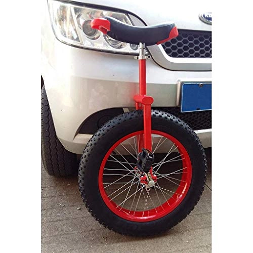 Unicycles : AUKLM Comfort Bikes Aerobic exercise Unicycle 20 24 Inch Wheel Unicycles For Kids Adults Beginner Teen, Comfy Saddle Unicycle Seat Steel Fork Frame Rubber Mountain Tire For Unisex