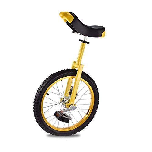 Unicycles : AUKLM Comfort Bikes Aerobic exercise Unicycle For Adults Kids, 16 / 20 Inches Wheel Skidproof Butyl Mountain Tire Unicycle With Adjustable Height Unicycle Seat For Street Road Bike C