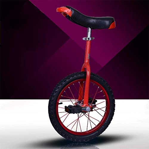 Unicycles : AUKLM Comfort Bikes Aerobic exercise Unicycle For Adults Kids Beginner Teen Unisex, Unicycles 16 18 20 Inch Sun Balance Bike Seat Height Can Be Adjusted Freely, With Alloy Rim Whee