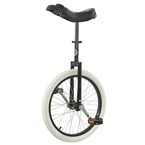 Unicycles : Azyq 20 inch Wheel Trainer Unicycle for Adult / Kids / Beginners, Skidproof Mountain Tire Balance Cycling Exercise, Height Adjustable, Black, 20 inch