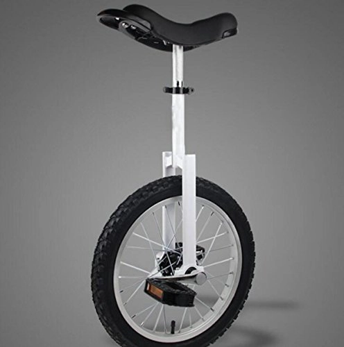 Unicycles : Balance Bicycle Child Adult 18 / 20 / 24 Inch Balance Wheel Bicycle Unicycle, White-20in