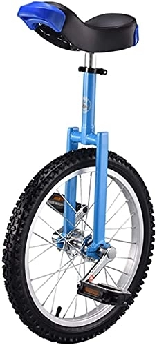Unicycles : Balance Bicycle Unicycle for Home and Gym Fitness Fun Men's Unicycle with Skidproof Mountain Tire Blue 150Kg Load