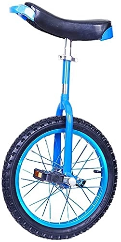Unicycles : Bike Unicycle 16 / 18 / 20 Inch Wheel Kids Adults Unicycle, Unicycles Seat Height Adjustable Skidproof Butyl Mountain Tire Balance Bike Cycling Exercise Bicycle For Beginner Teen Unisex Outdoor Sports Fit