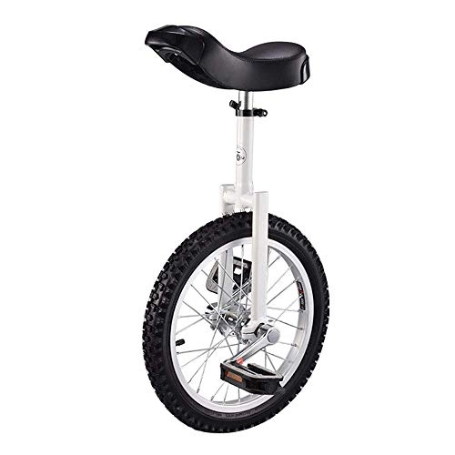 Unicycles : DFKDGL 18" Kid's / Adult's Trainer Unicycle, Height Adjustable Skidproof Butyl Mountain, Tire Balance Cycling, Exercise Bike Bicycle (18"), Black Unicycle