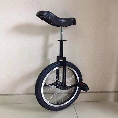 Unicycles : Dirty hamper Mountain Bike Adult Children's Balance Bike 16 / 18 / 20 / 24 Inch Pedal Balance Unicycle Bicycle Travel (Color : Black, Size : 18inch)