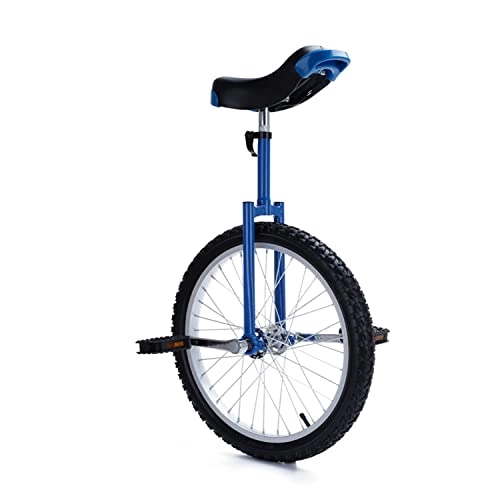 Unicycles : DWXN Wheel Unicycle Bicycle Competition Single Wheel Bike Balance Bike Outdoor Sports Mountain Bikes Fitness Exercise With Easy Adjustable Seat blue-18inch