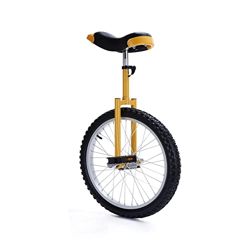 Unicycles : DWXN Wheel Unicycle Bicycle Competition Single Wheel Bike Balance Bike Outdoor Sports Mountain Bikes Fitness Exercise With Easy Adjustable Seat yellow-18inch