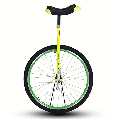 Unicycles : Extra Large Unicycle for Adults 28inch - Professional Big Unicycle Bike for Unisex Adult / Big Kids / Men / Teens / Rider / Tall People Height From 160-195cm (Color : Green, Size : 28 inch)