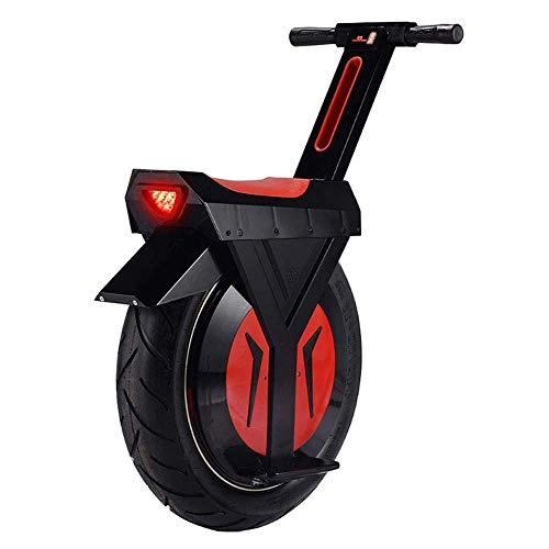 Unicycles : F-spinbike Electric Unicycle with Bluetooth Speaker Unicycle Scooter Unisex Adult17 Inch 500W 60KM