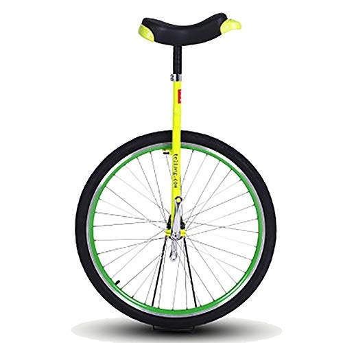 Unicycles : FMOPQ 28inch Wheel Unicycle Adult Large One Wheel Balance Cycling for Beginner / Super-Tall Teen / Big Kids Heavy Duty Outdoor / Road Uni-Cycle (Color : Yellow)