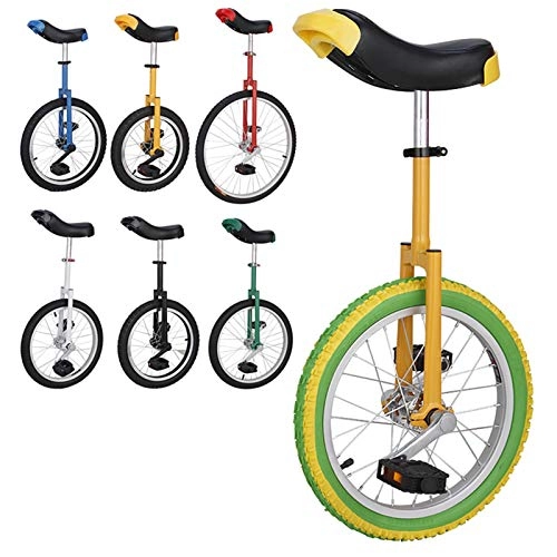 Unicycles : FMOPQ Adult Bikes Unicycle 16" / 18" / 20" Balance Cycling Unicycle with Ergonomical Design Saddle for Travelling Acrobatics 150Kg Load (Size : 18INCH)