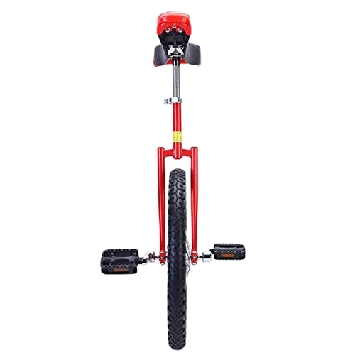 Unicycles : Freestyle Unicycle Large 24 20 inch Unicycle for Adult / Men / Women / Big Kids, Small 14 16 18 inch Unicycle for Kids Boys Girls, Beginner Uni-Cycle Single Wheel, Loads 100kg (Red 24")