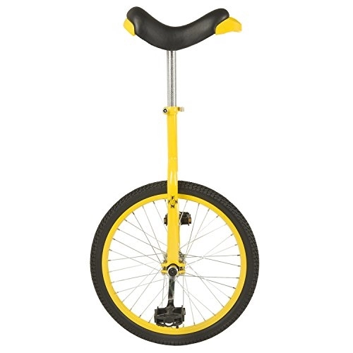 Unicycles : Fun 20 Inch Wheel Unicycle with Alloy Rim, Yellow