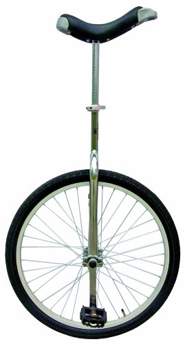 Unicycles : Fun Men's Unicycle-Silver, 20 Inch