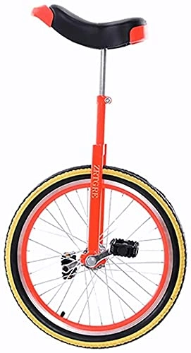 Unicycles : GAODINGD Unicycle for Adult Kids 16 / 20 / 24 Inch Unicycle, Height-adjustable, Anti-skid Tires, Balance Cycling Bike, Best Birthday, 3 Colors Unicycle (Color : #1, Size : 20 inch)