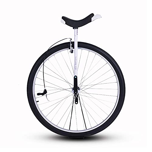 Unicycles : GAXQFEI 28" Extra Large Adults Unicycle - Heavy Duty with Brakes for Tall People Height 160-195Cm (63"-77", 28 inch Skid Mountain Tire, Height Adjustable, Load 150Kg / 330Lbs, Black