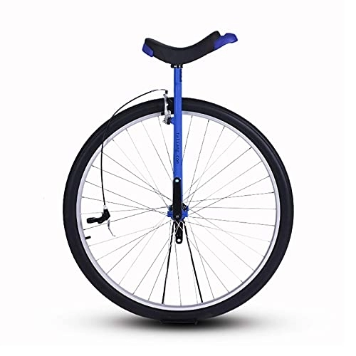 Unicycles : GAXQFEI 28" Extra Large Adults Unicycle - Heavy Duty with Brakes for Tall People Height 160-195Cm (63"-77", 28 inch Skid Mountain Tire, Height Adjustable, Load 150Kg / 330Lbs, Blue