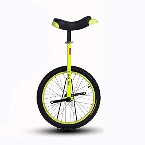 Unicycles : GAXQFEI Small 14" Tire Unicycle for Kids Boys Girls Gift, Beginner Children Exercise Fitness One Wheel Yellow Bike, Leakproof Butyl Tire Wheel, Load 150Kg / 330Lbs