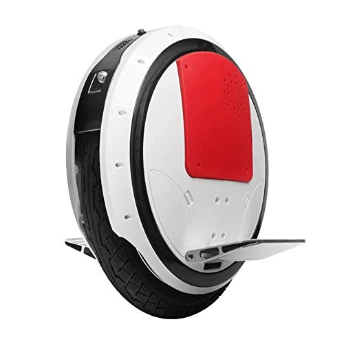 Unicycles : GREATY Electric Unicycle, 800W 16km / h, Electric Scooter, 28km Range with Bluetooth, LED Lights and Silicone Leg Pad, E-Scooter Unisex Adult, White